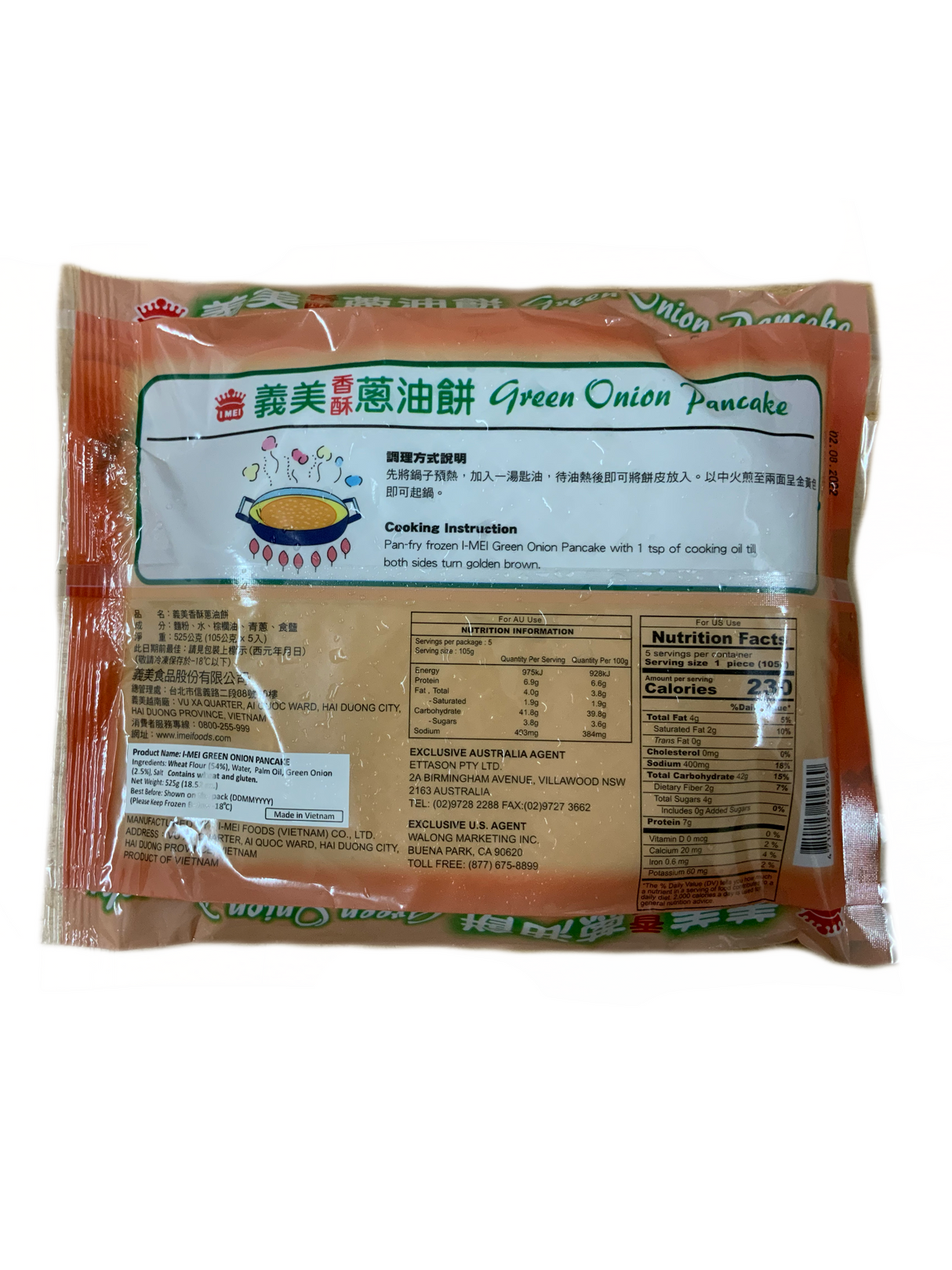 I-Mei Green Onion Pancake 525G