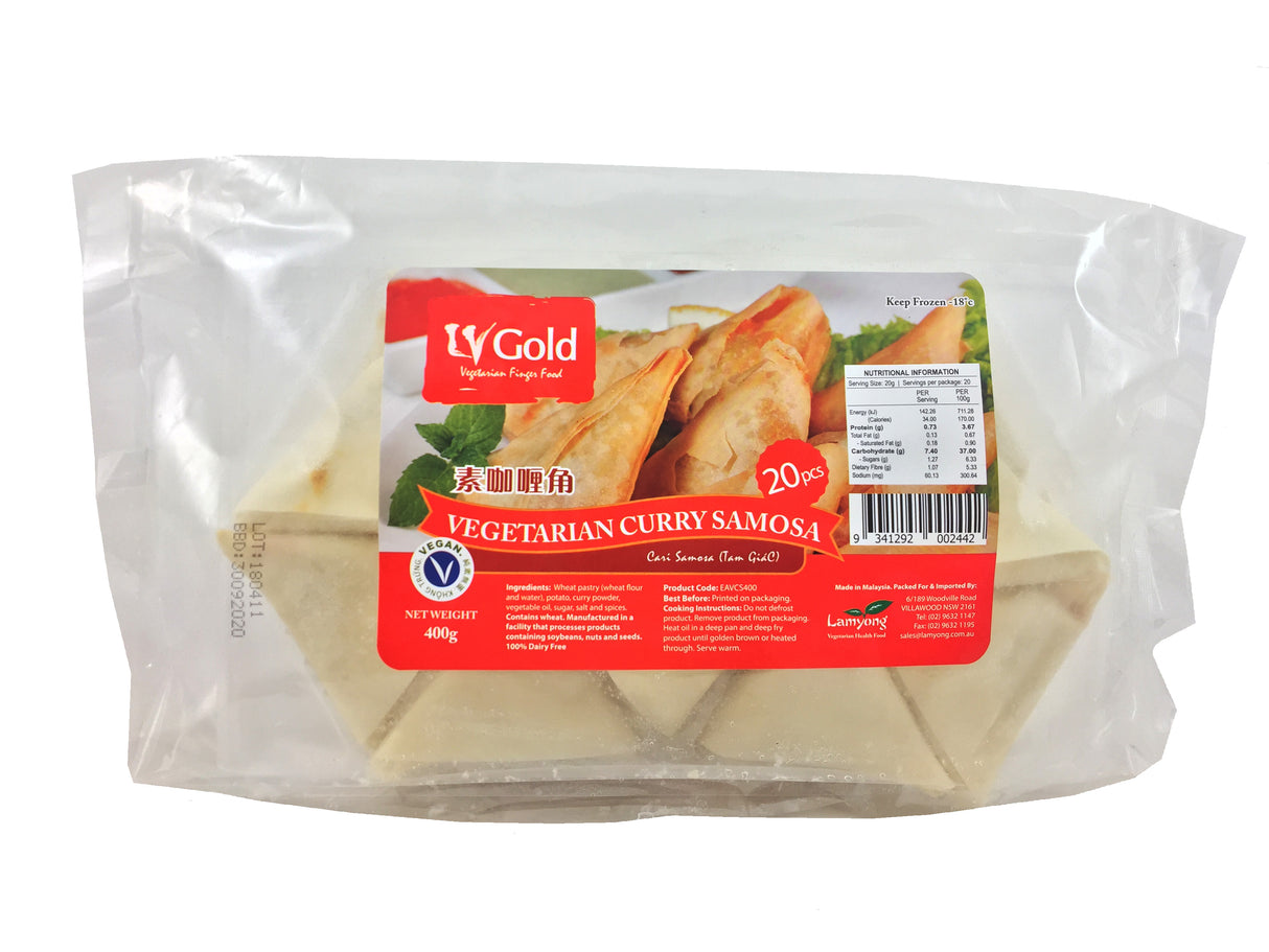 Vegetable Curry Samosa 20pcs X 20g