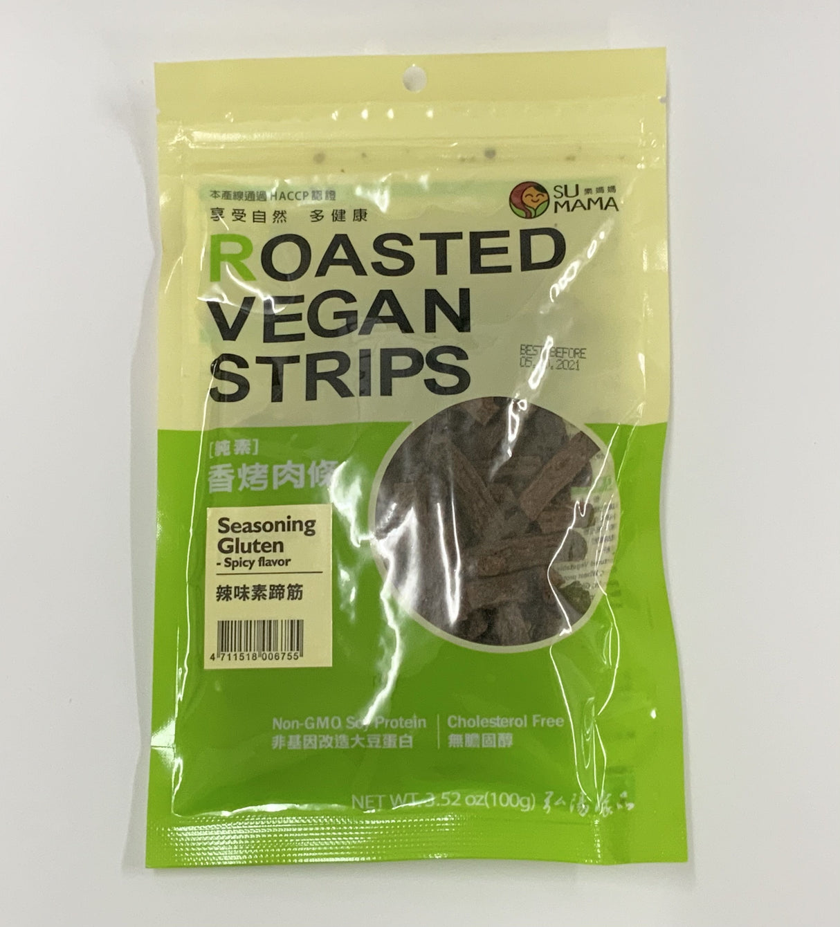 Su MaMa Roasted Vegan Strips 100g