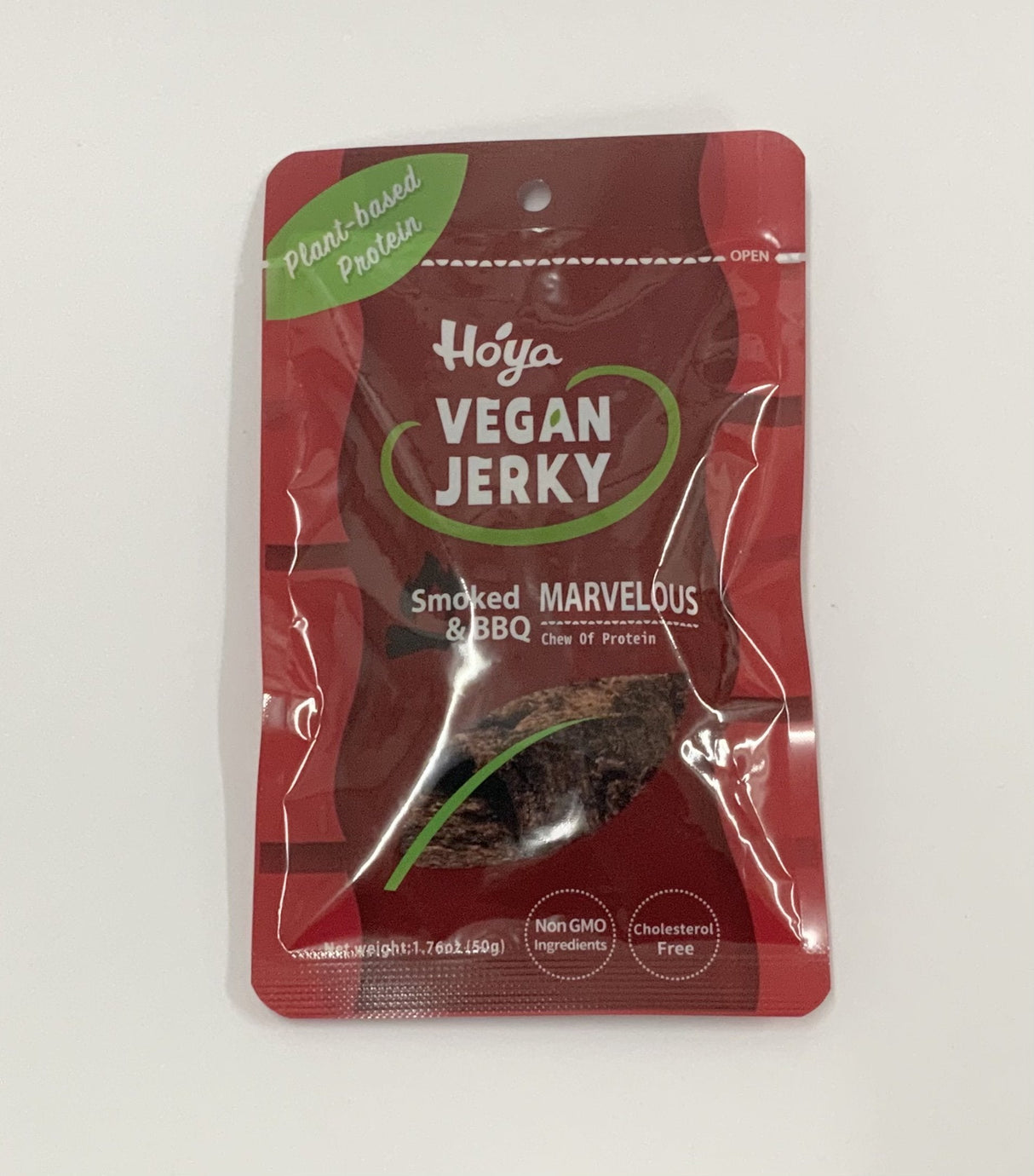 Hoya Vegan Jerky Smoked and BBQ 50g