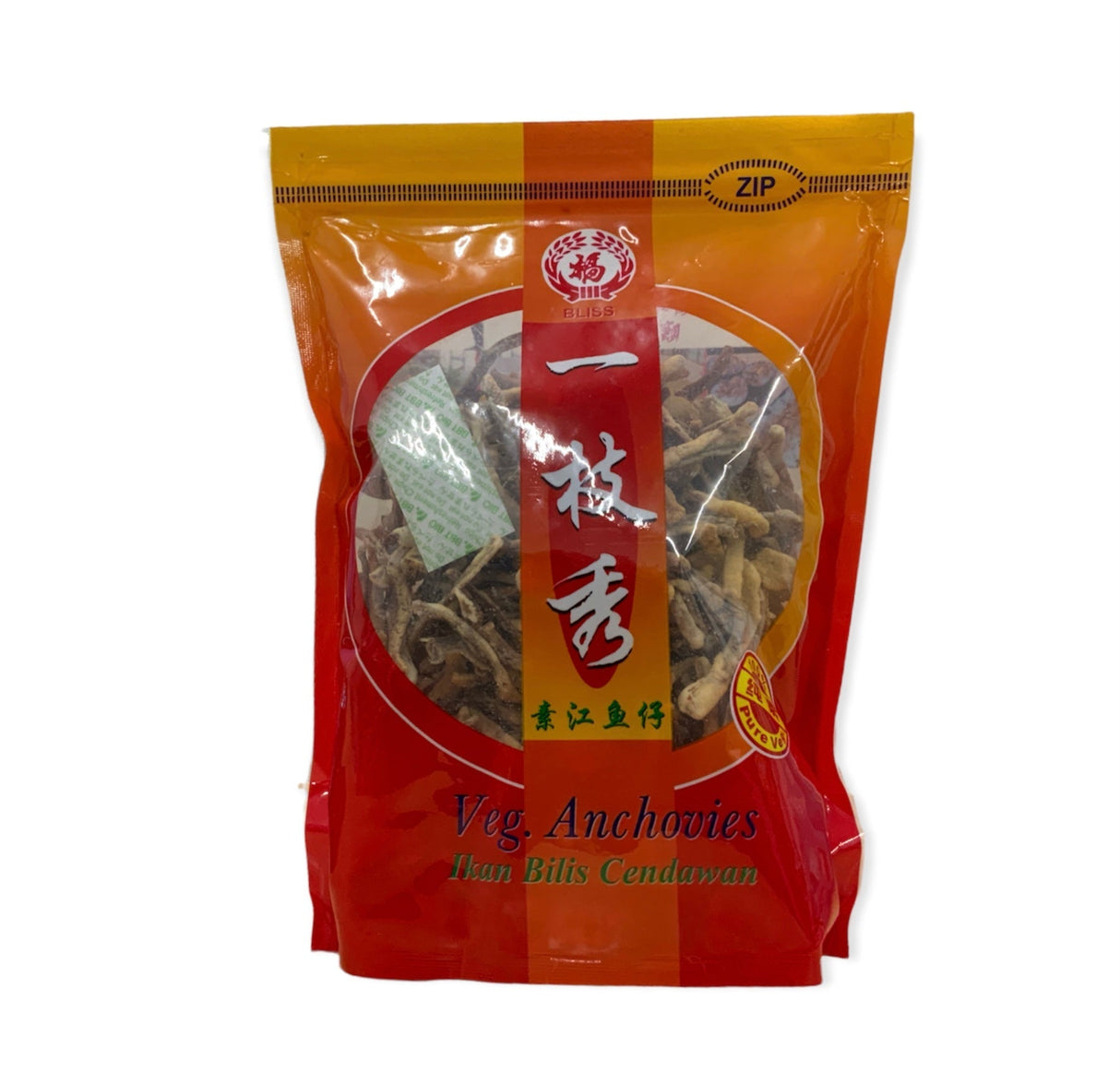 Bliss Vegetarian Anchovies (Ikan Bilis Cendawan) 220G