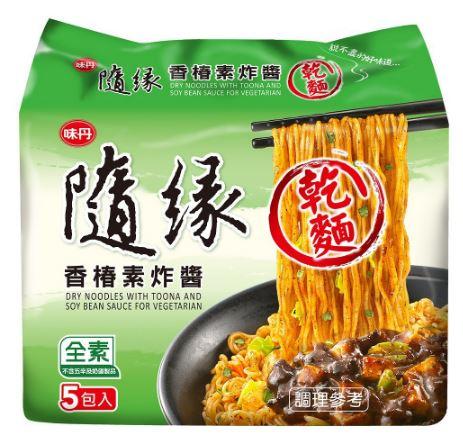 随园 香椿酱干面 素食 5 x 84g