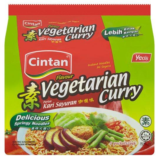 Cintan 素食咖喱味方便面 5 包 x 71 克