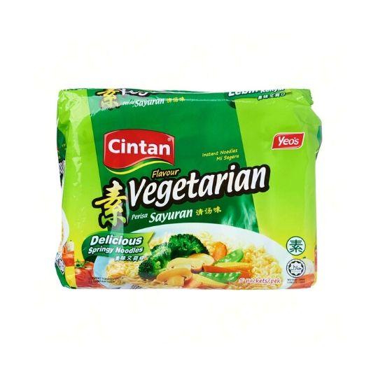 Cintan 素食风味方便面 5 包 x 72 克