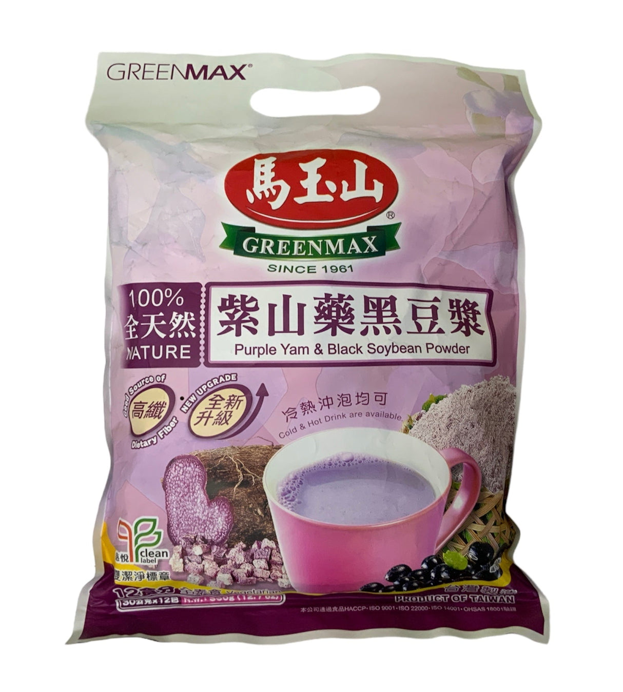 Greenmax 紫山药黑豆粉 (360克)