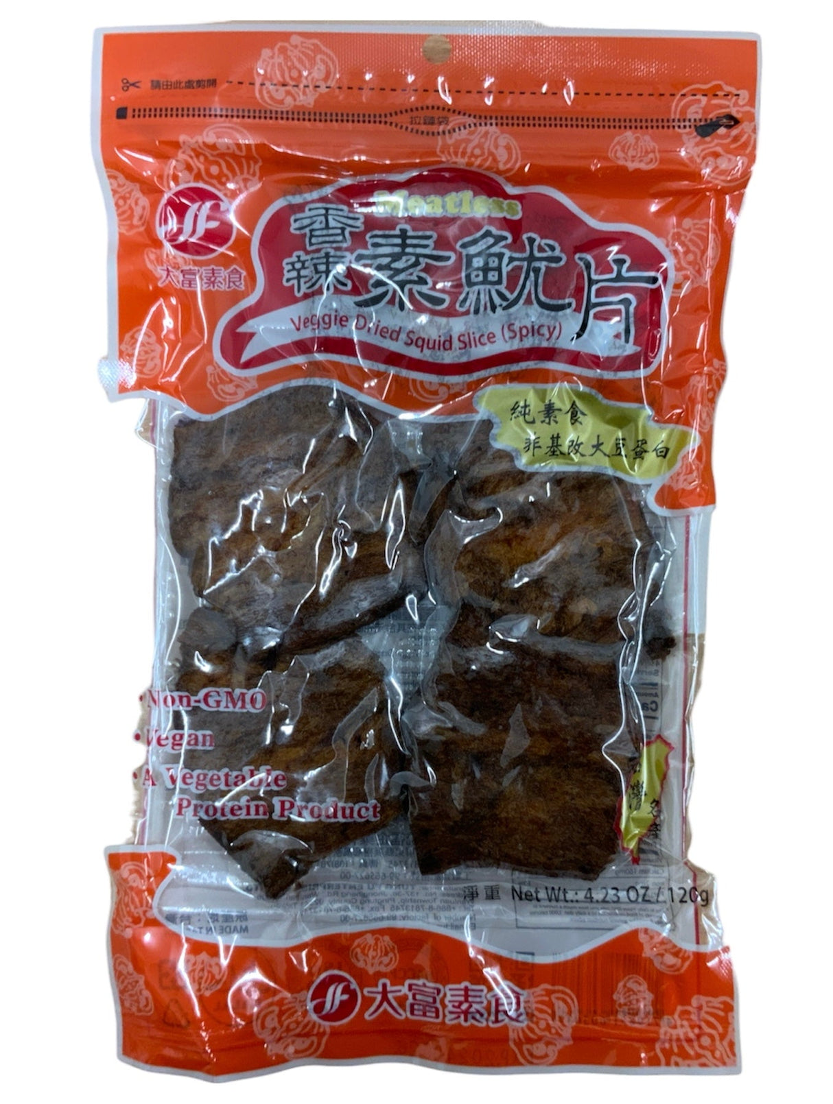 同福素鱿鱼片 (辣) 120g